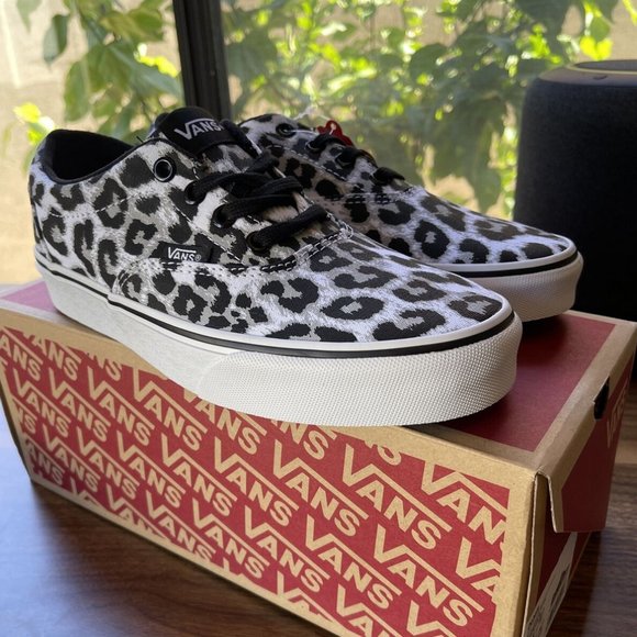 Vans Shoes - SALE** Vans Doheny Women’s sz 6 Snow Leapord Skate Shoe